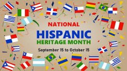 Flags for Hispanic Heritage Month